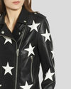 Midnight Allure Leather Star-Embellished Jacket 3