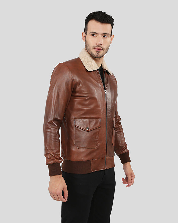 Mens Bomber Leather Jackets