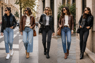 How to Style a Leather Jacket with Jeans