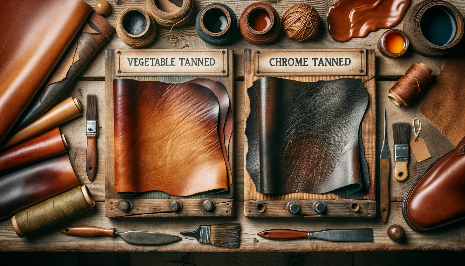 Vegetable Tanned VS Chrome Tanned Leather: The Tale of Two Tanning Techniques