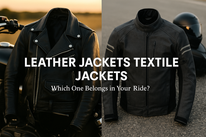Leather Jackets vs. Textile Jackets: Which One Belongs in Your Ride?