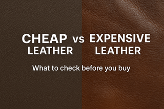 Cheap vs Expensive Leather: What You Need to Know Before You Buy