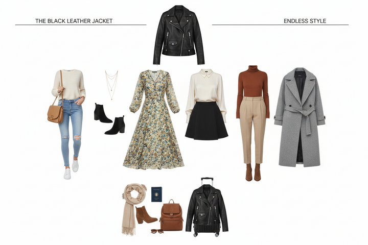 Black Leather Jacket Styling Ideas for Women