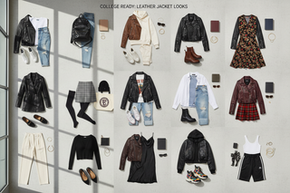 Top 10 Leather Jacket Outfits for College