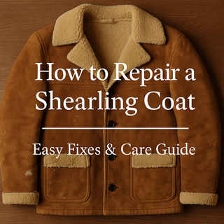 How to Repair a Shearling Coat: Bring Your Favorite Winter Essential Back to Life
