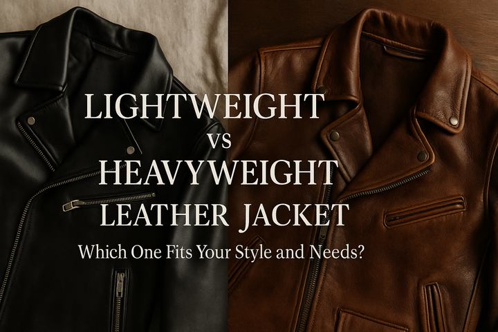 Lightweight vs. Heavyweight Leather Jacket: Which One Fits Your Style and Needs?