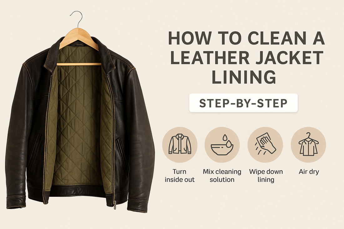 How to Clean a Leather Jacket Lining Safely at Home | Step-by-Step ...