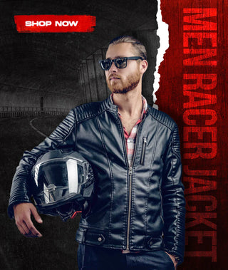 Mens Leather Racer Jackets