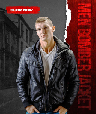Mens Bomber Leather Jackets