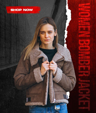 Womens Leather Bomber Jackets