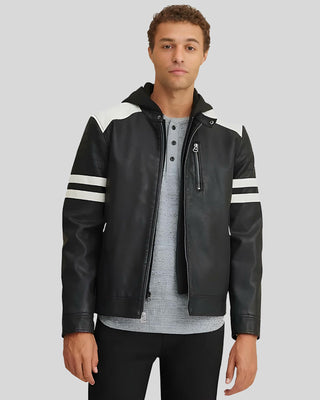 Men's Cody Black Biker Leather Jacket