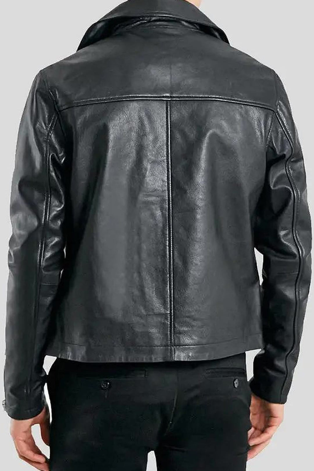 Men's Barden Black Motorcycle Leather Jacket – lookbook video