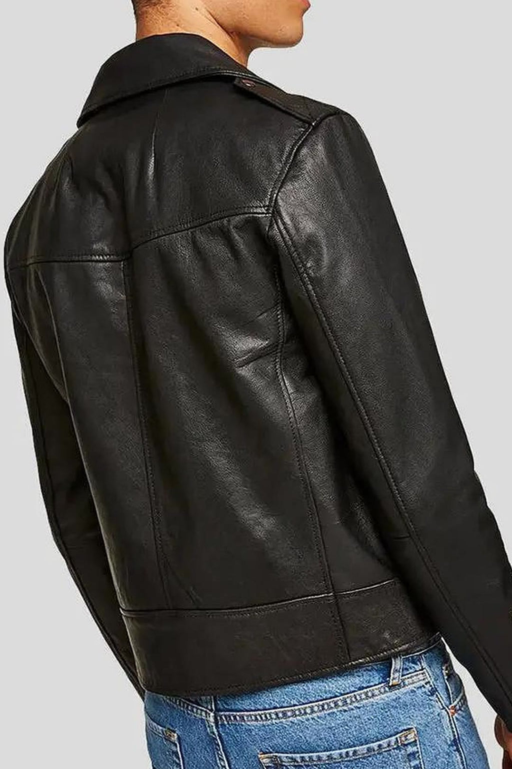 Men's Bek Black Motorcycle Leather Jacket – lookbook video