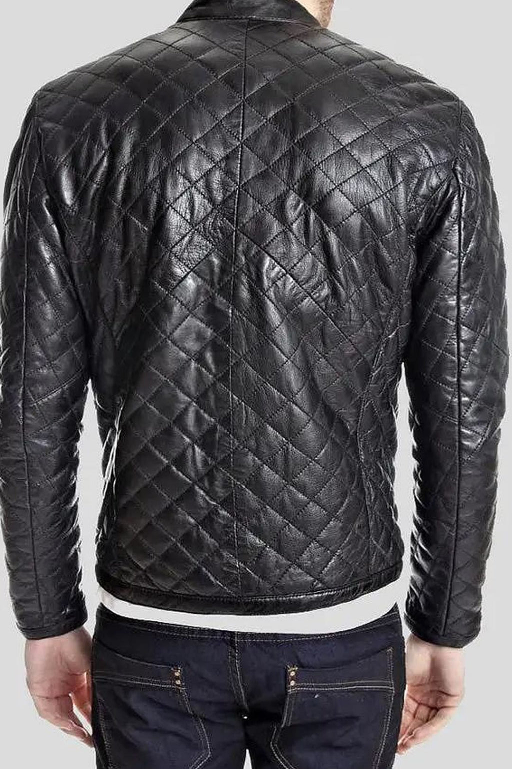 Men's Kyler Black Quilted Leather Jacket – lookbook video