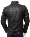 Jair Black Quilted Leather Jacket