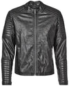 Robt Black Quilted Leather Jacket
