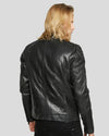 Gary Black Motorcycle Leather Jacket